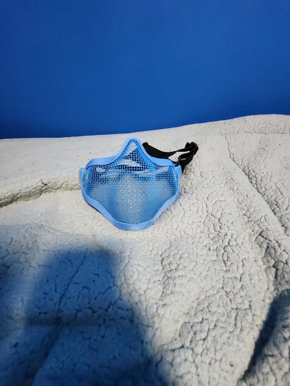 Impact Metal Mesh Mask Blue